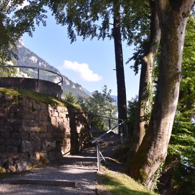 Walkway in Brunnen, Switzerland