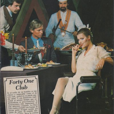 ME WITH THE CHAINE DES ROTISSEUR  MEDAL IN COSMOPOLITAN MAGAZINE