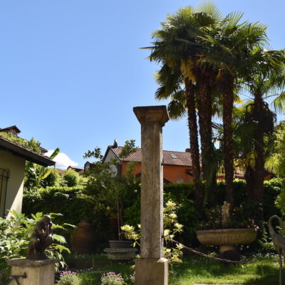 The lush garden at Bellerio Antichita
