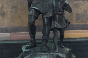 Above the Gotthard Pass 2200 m – Father & Son