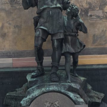 Above the Gotthard Pass 2200 m – Father & Son