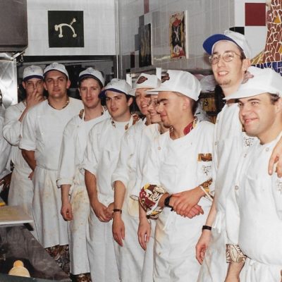 The Kitchen Gang before the rush