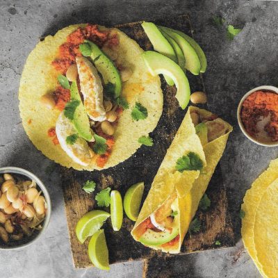 Fajitas with Sweet Pepper cream & Chicken