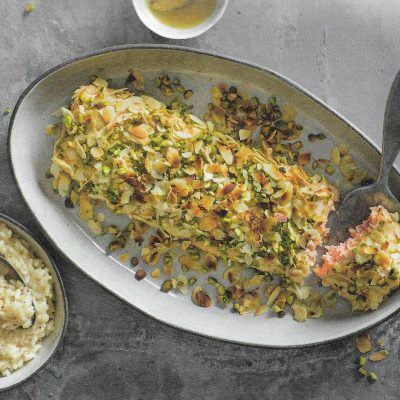 Salmon in Almond Blanket