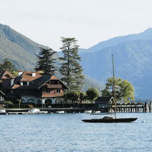 Auberge du Père Bise, Lac Annecy, France