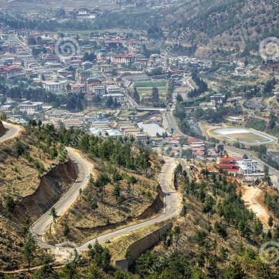 Overlooking Thimphu City