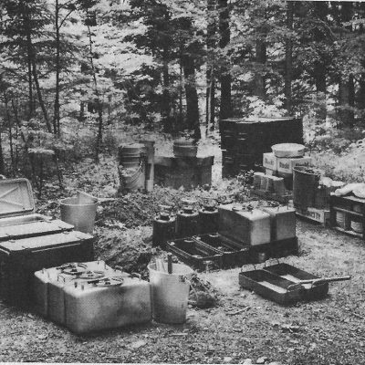 The Field Kitchen Cooking setup