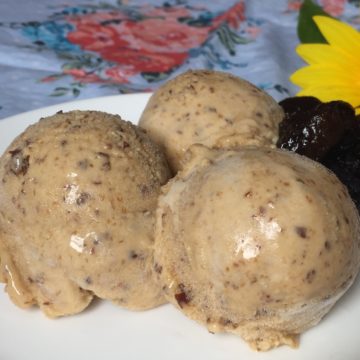 Prune-Armagnac Ice-Cream