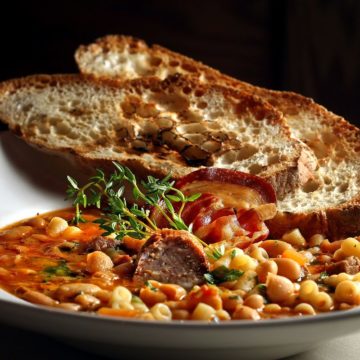 Ulrich’s Tuscan Bean Soup with Crusty Focaccia