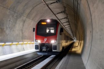 Third longest train tunnel in Switzerland