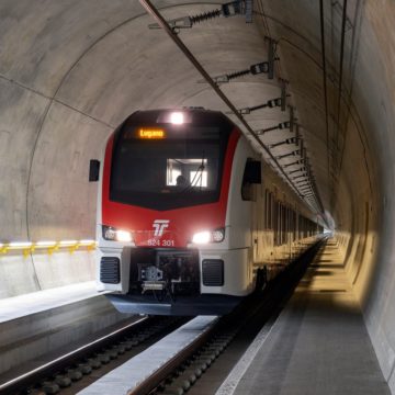 Third longest train tunnel in Switzerland