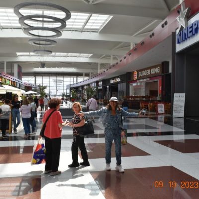 Naz at the Food court