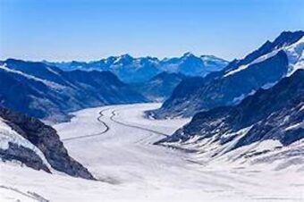 Destiny of the Glaciers in Switzerland
