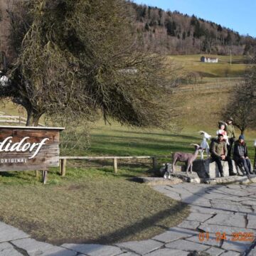 Walking and Grilling in Heidi Land!