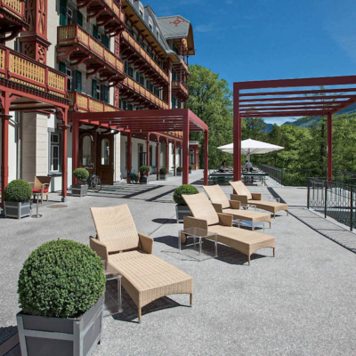 The Terrace of the Hotel